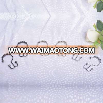 Curtain Accessories - Shower Curtain Hook/ Shower Curtain Hooks Rings Double Glide Stainless Steel Bath Roller