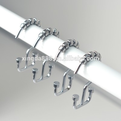 Shower Curtain Hook/curtain double rings/304 stainless steel shower curtain rings