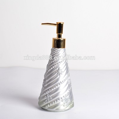 New Arrival Hotel Resin Bathroom Accessories shampoo bottle with resin material